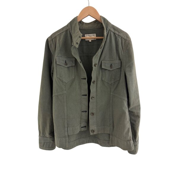 Rag & Bone Chamberlain Army Green Utility Military Jacket Size L Jean Denim - Picture 4 of 9
